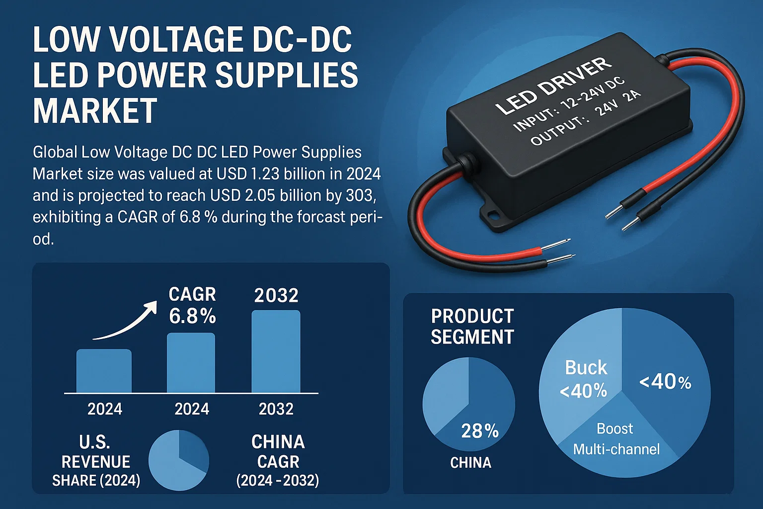 Low Voltage DC-DC LED Power Supplies Market