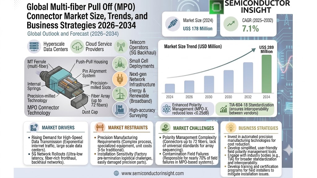 Multi-fiber Pull Off Connector Market Share and Growth
