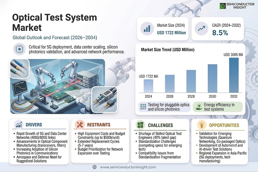 Optical Test System Market
 Size, Share and Trends