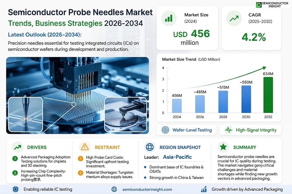 Semiconductor Probe Needles Market
 Trends and Size