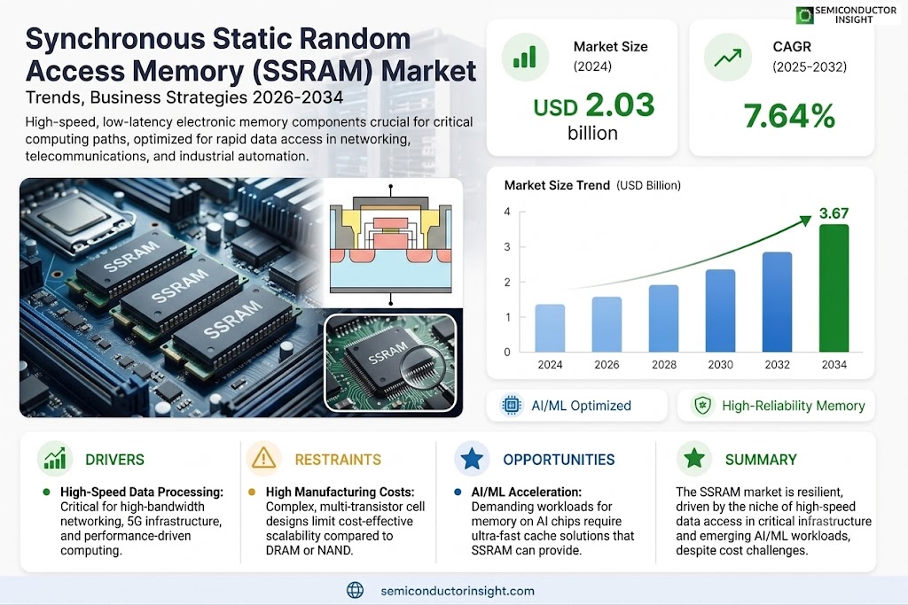 Synchronous Static Random Access Memory (SSRAM) Market Growth and Forecast 
