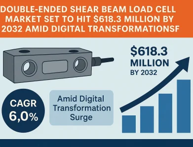 Double-Ended Shear Beam Load Cell Market Set to Hit $618.3 Million by 2032 Amid Digital Transformation Surge