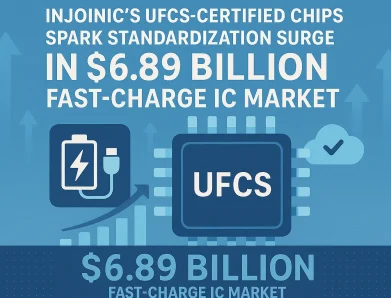 Injoinic’s UFCS-Certified Chips Spark Standardization Surge in $6.89 Billion Fast-Charge IC Market