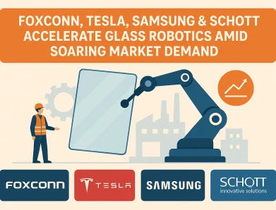 Foxconn, Tesla, Samsung & SCHOTT Accelerate Glass Robotics Amid Soaring Market Demand