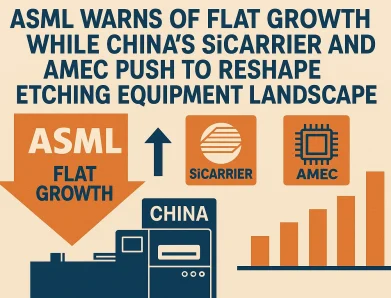 ASML Warns of Flat Growth While China’s SiCarrier and AMEC Push to Reshape Etching Equipment Landscape
