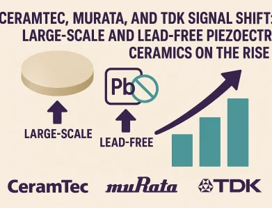 CeramTec, Murata, and TDK Signal Shift: Large-Scale and Lead-Free Piezoelectric Ceramics on the Rise
