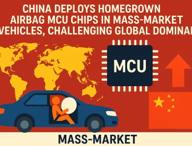 China Deploys Homegrown Airbag MCU Chips in Mass-Market Vehicles, Challenging Global Dominance