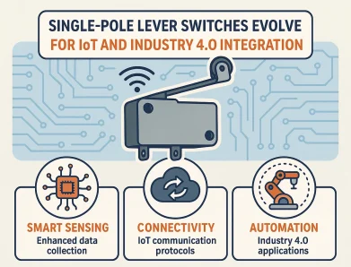 Single-Pole Lever Switches Evolve for IoT and Industry 4.0 Integration