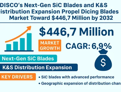 Disco’s Next-Gen SiC Blades and K&S Distribution Expansion Propel Dicing Blades Market Toward $446.7 Million by 2032
