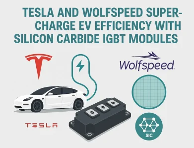 Tesla and Wolfspeed Supercharge EV Efficiency with Silicon Carbide IGBT Modules