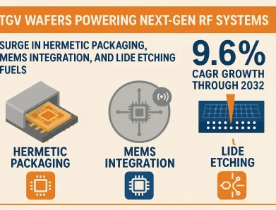 TGV Wafers Powering Next-Gen RF Systems: Surge in Hermetic Packaging, MEMS Integration, and LIDE Etching Fuels 9.6% CAGR Growth Through 2032