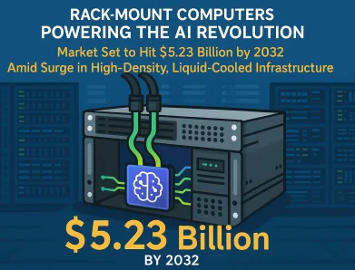 Rack-Mount Computers Powering the AI Revolution: Market Set to Hit $5.23 Billion by 2032 Amid Surge in High-Density, Liquid-Cooled Infrastructure