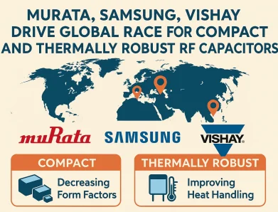 Murata, Samsung, Vishay Drive Global Race for Compact and Thermally Robust RF Capacitors