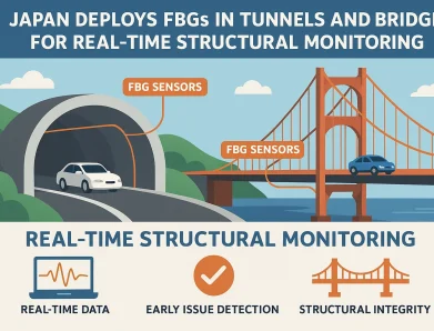 Japan Deploys FBGs in Tunnels and Bridges for Real-Time Structural Monitoring