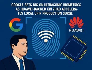 Google Bets Big on Ultrasonic Biometrics as Huawei-Backed Xin Zhao Accelerates Local Chip Production Surge
