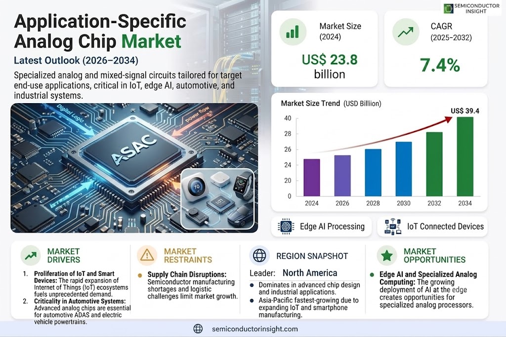 Application-Specific Analog Chip Market Size, Trends and Growth 
