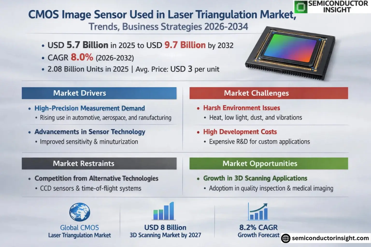 CMOS Image Sensor Used in Laser Triangulation Market Share