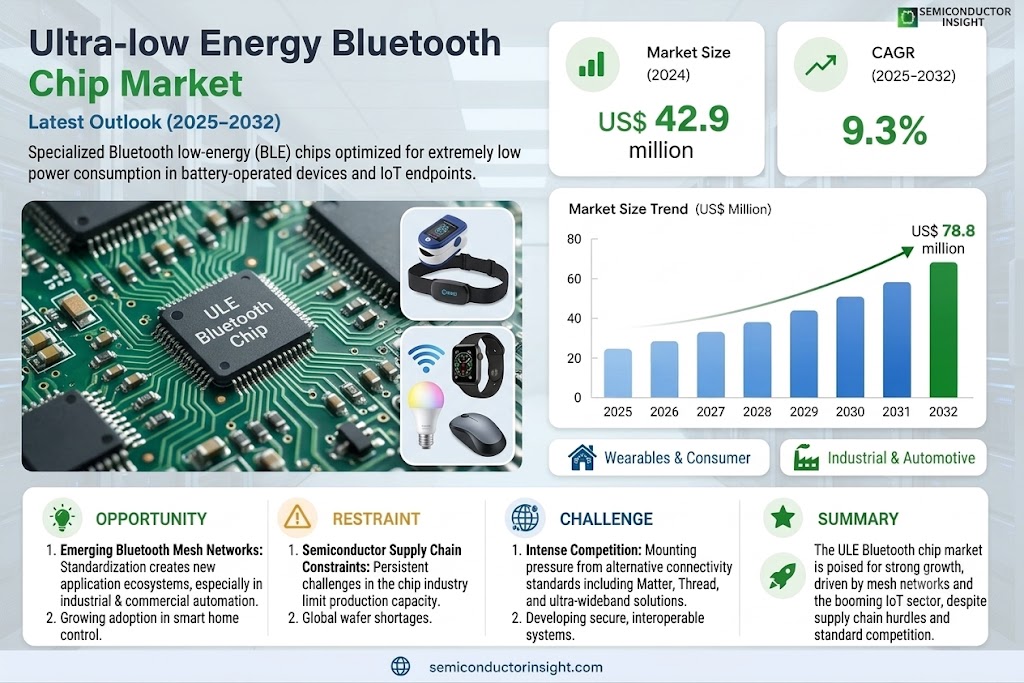 Ultra-low Energy Bluetooth Chip Market Size, Trends and Growth 