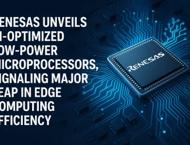 Renesas Unveils AI-Optimized Low-Power Microprocessors, Signaling Major Leap in Edge Computing Efficiency