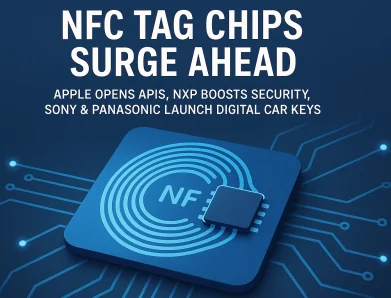 NFC Tag Chips Surge Ahead: Apple Opens APIs, NXP Boosts Security, Sony & Panasonic Launch Digital Car Keys