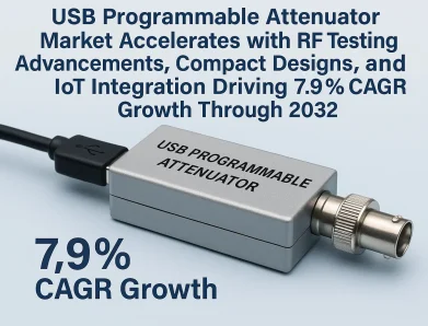 USB Programmable Attenuator Market Accelerates with RF Testing Advancements, Compact Designs, and IoT Integration Driving 7.9% CAGR Growth Through 2032