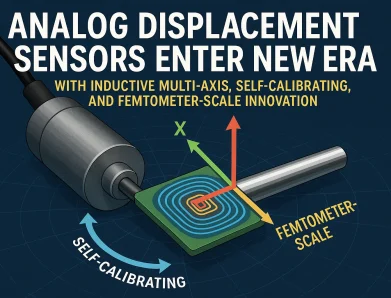 Analog Displacement Sensors Enter New Era with Inductive Multi-Axis, Self-Calibrating, and Femtometer-Scale Innovations