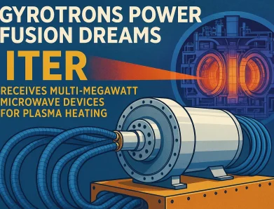Gyrotrons Power Fusion Dreams: ITER Receives Multi-Megawatt Microwave Devices for Plasma Heating