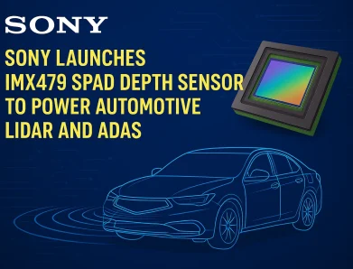 Sony Launches IMX479 SPAD Depth Sensor to Power Automotive LiDAR and ADAS