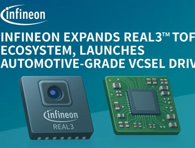 Infineon Expands REAL3™ ToF Ecosystem, Launches Automotive-Grade VCSEL Driver