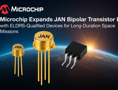 Microchip Expands JAN Bipolar Transistor Line with ELDRS-Qualified Devices for Long-Duration Space Missions