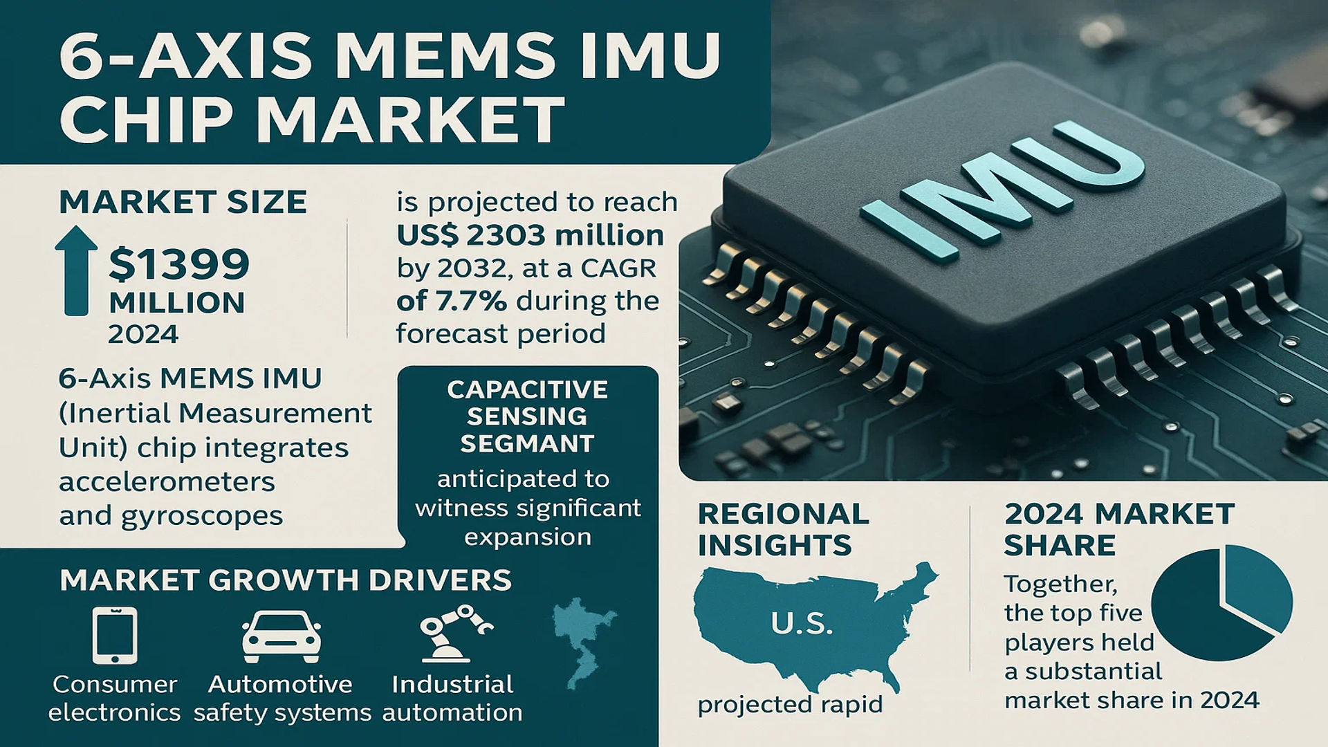 6-Axis MEMS IMU Chip market