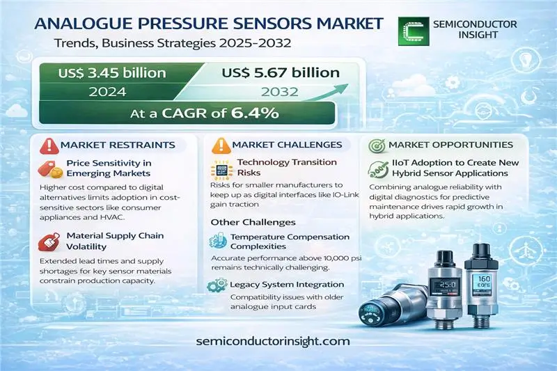 Analogue Pressure Sensors Market Share