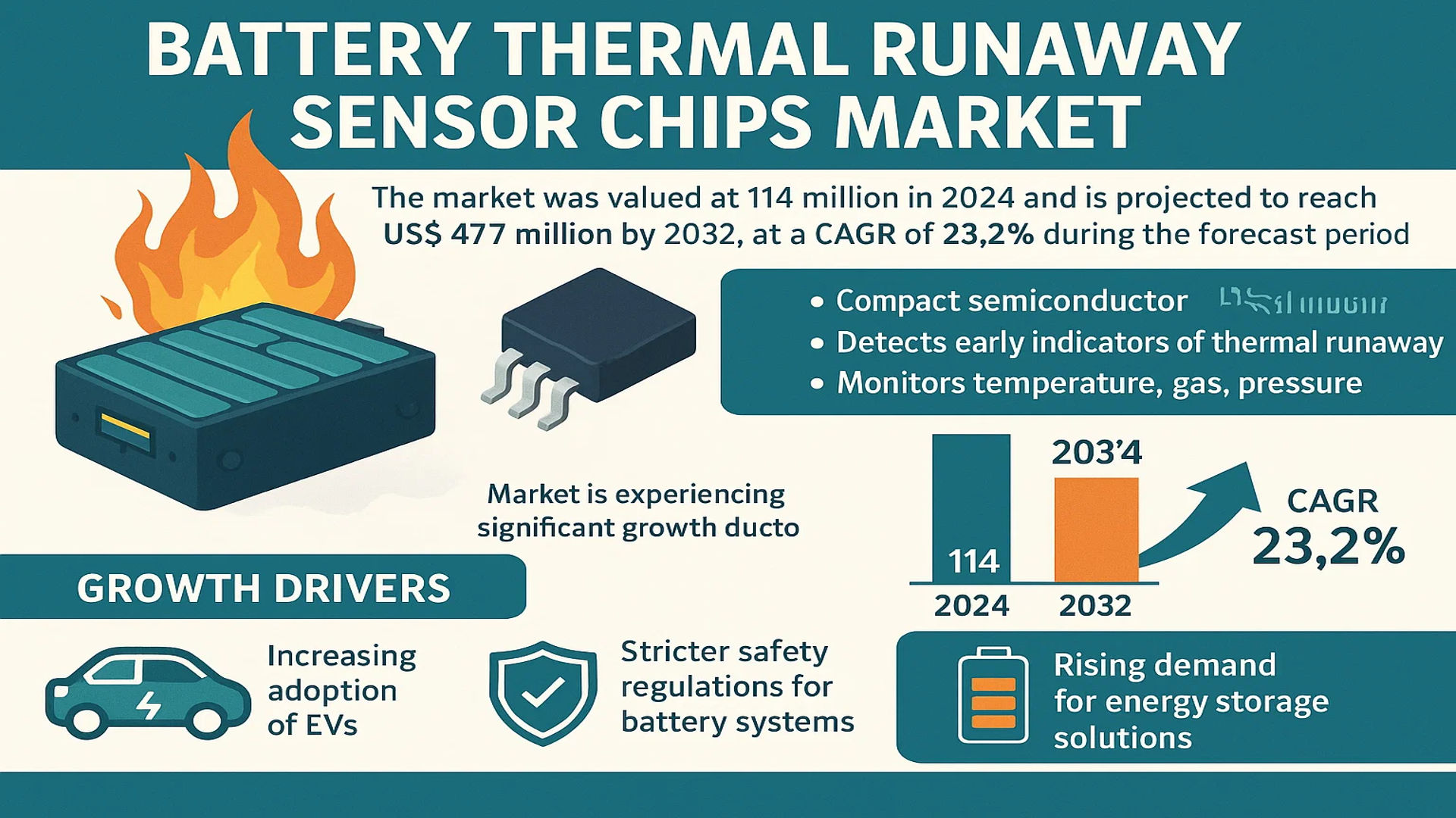 Battery Thermal Runaway Sensor Chips Market