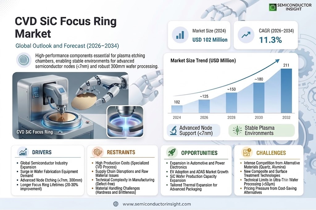 CVD SiC Focus Ring Market Size and Share