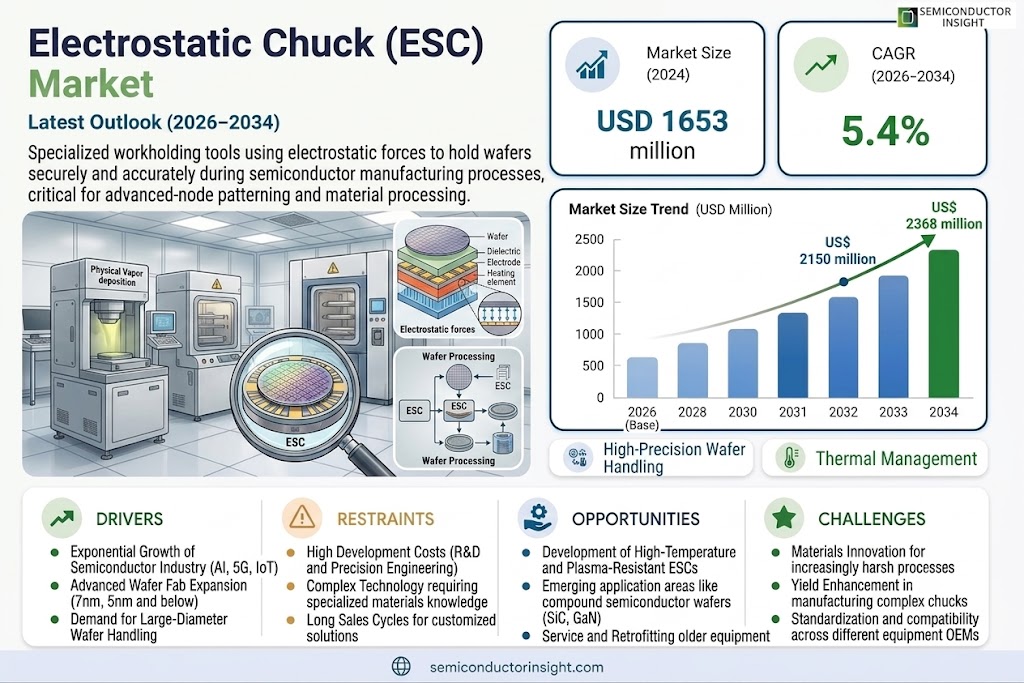 Electrostatic Chuck Market Share, Size and Trends    