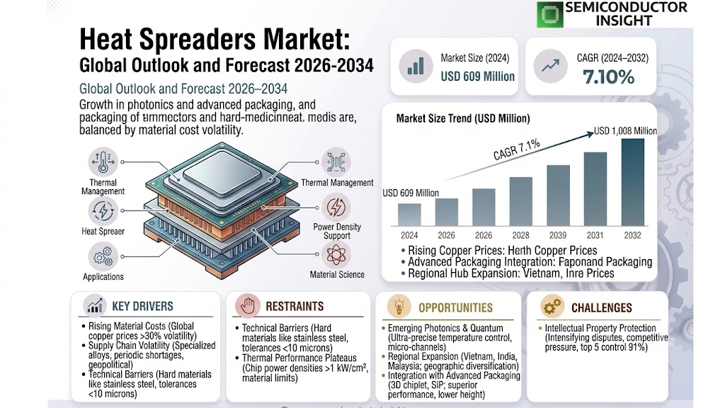 Heat Spreaders Market
 Share and Size