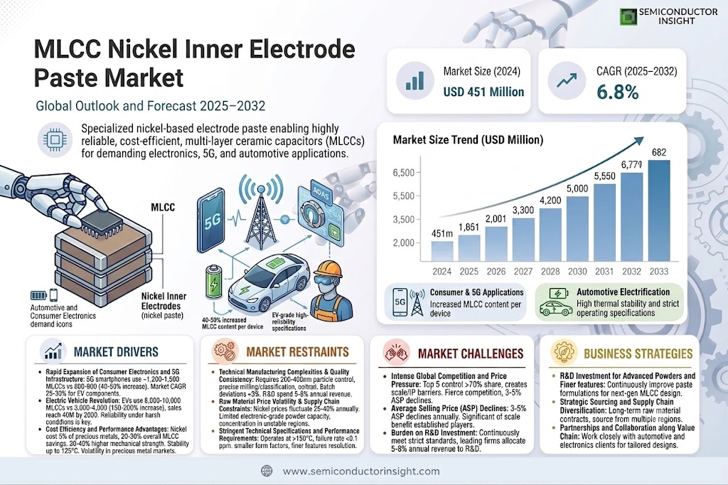 MLCC Nickel Inner Electrode Paste Market
 Trends and Size