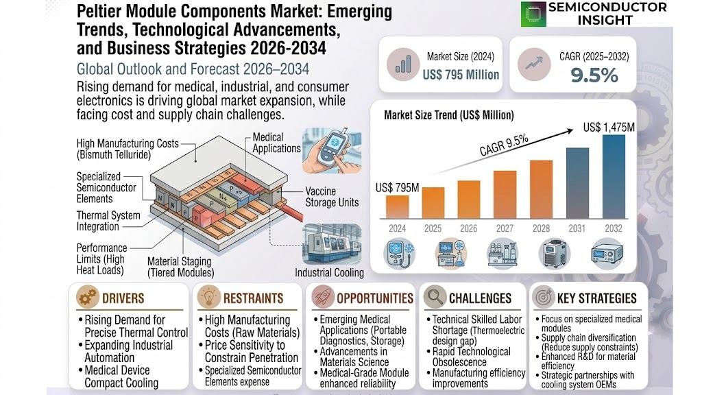 Peltier Module Components Market Share and Size