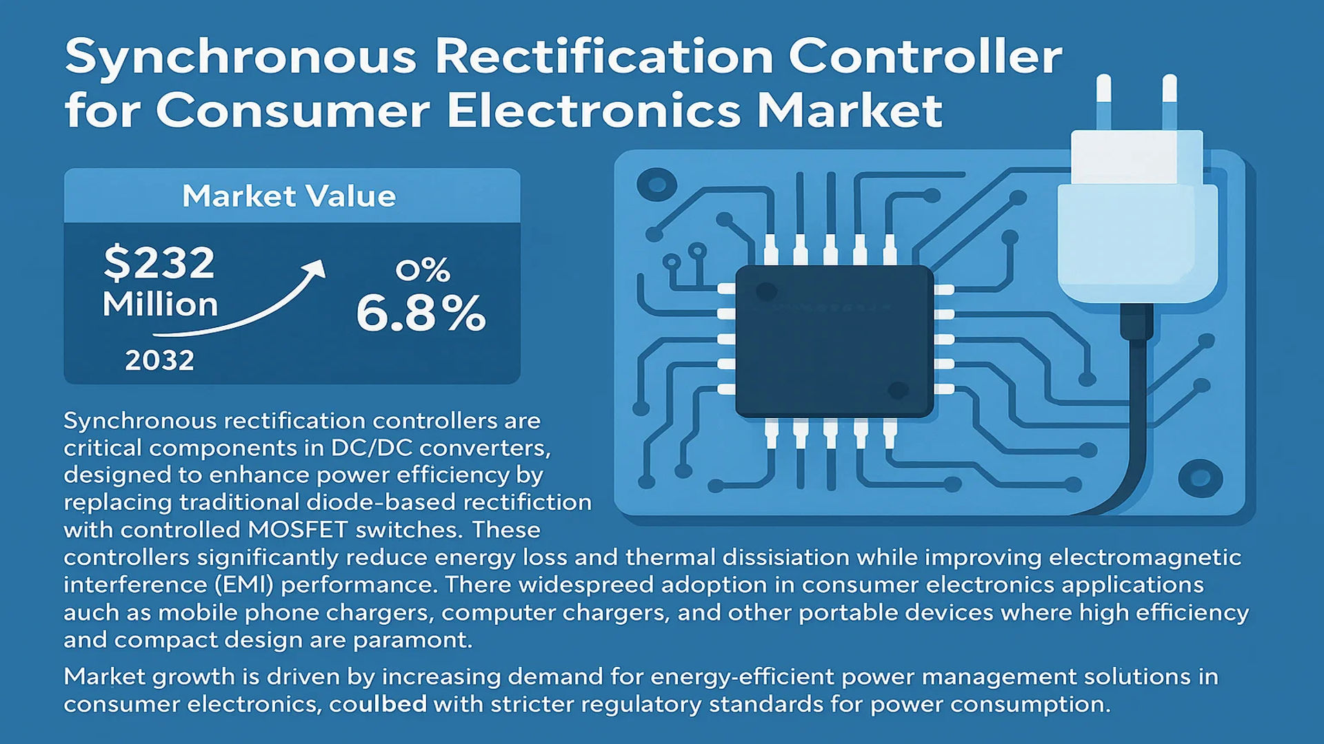 Synchronous Rectification Controller for Consumer Electronics Market