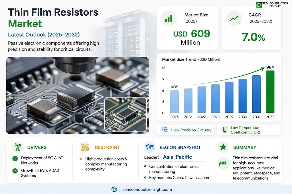 Thin Film Resistors Market Share, Growth and Size
