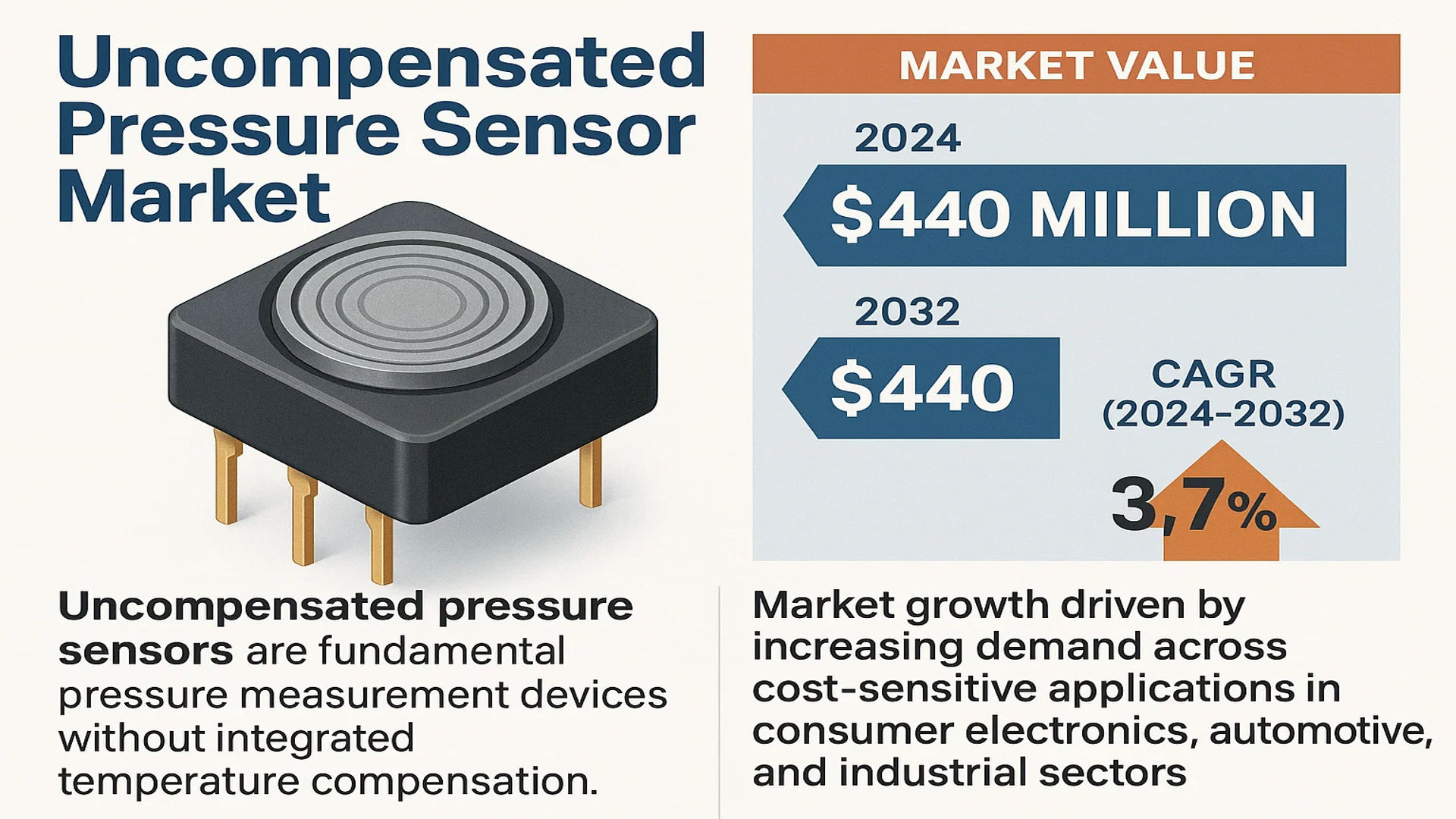Uncompensated Pressure Sensor market