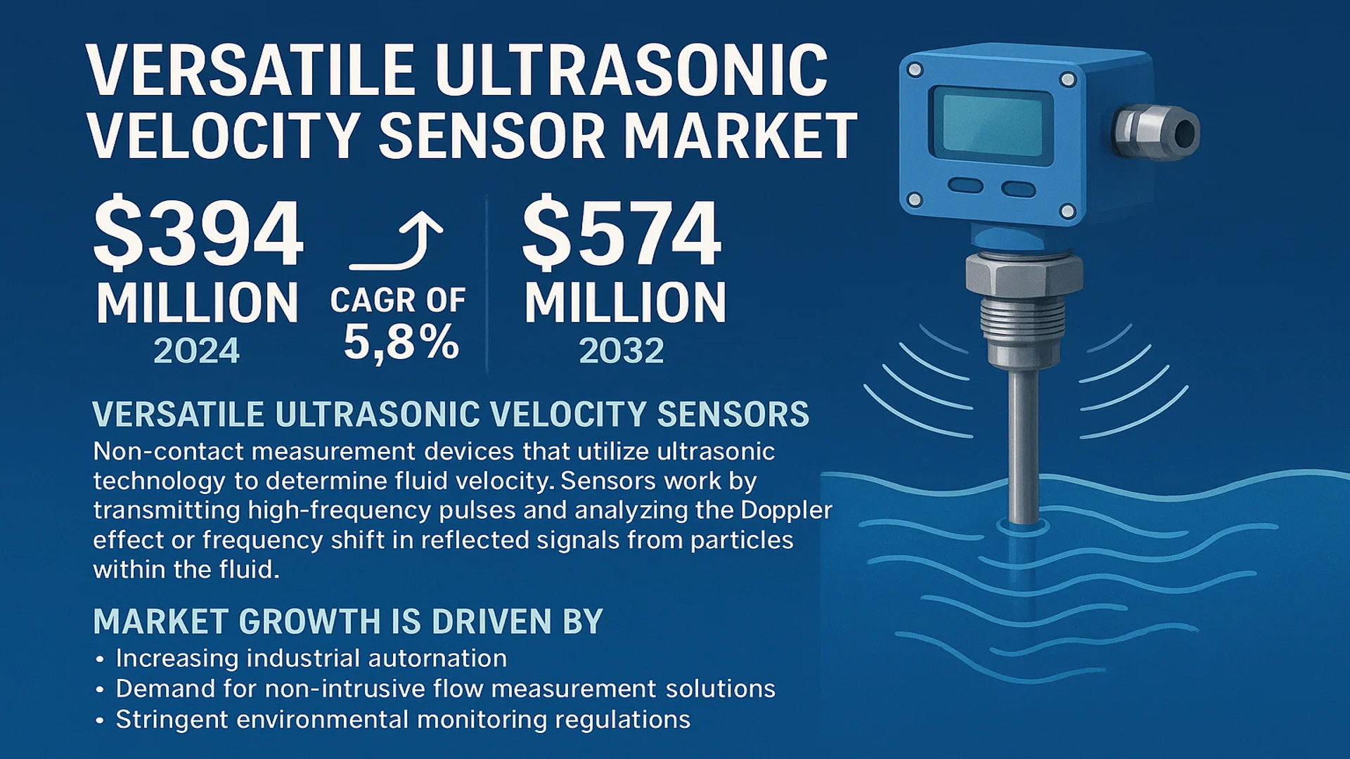 Versatile Ultrasonic Velocity Sensor Market