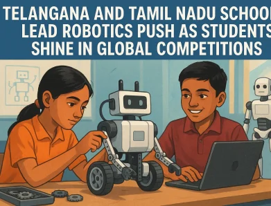 Telangana and Tamil Nadu Schools Lead Robotics Push as Students Shine in Global Competitions