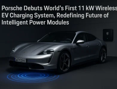 Porsche Debuts World’s First 11 kW Wireless EV Charging System, Redefining Future of Intelligent Power Modules
