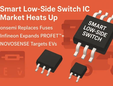 Smart Low-Side Switch IC Market Heats Up: onsemi Replaces Fuses, Infineon Expands PROFET™+, NOVOSENSE Targets EVs