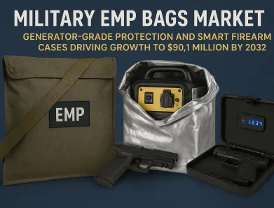 Military EMP Bags Market Sees Surge in Innovations with Generator-Grade Protection and Smart Firearm Cases Driving Growth to $90.1 Million by 2032
