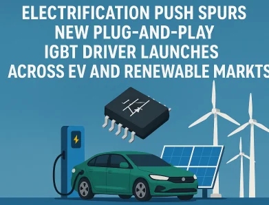 Electrification Push Spurs New Plug-and-Play IGBT Driver Launches Across EV and Renewable Markets