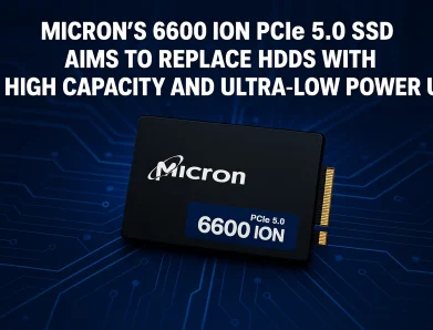 Micron’s 6600 ION PCIe 5.0 SSD Aims to Replace HDDs with High Capacity and Ultra-Low Power Use