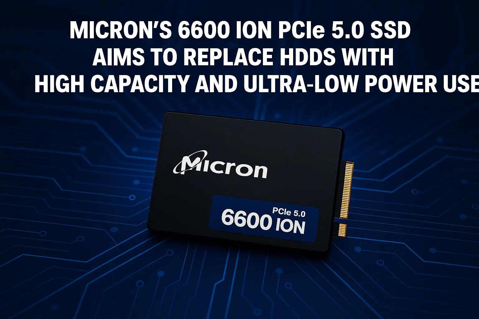 Low Power Consumption PCIe 5.0 SSD Market