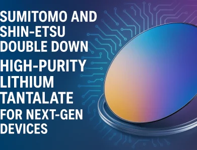 Sumitomo and Shin-Etsu Double Down on High-Purity Lithium Tantalate for Next-Gen Devices